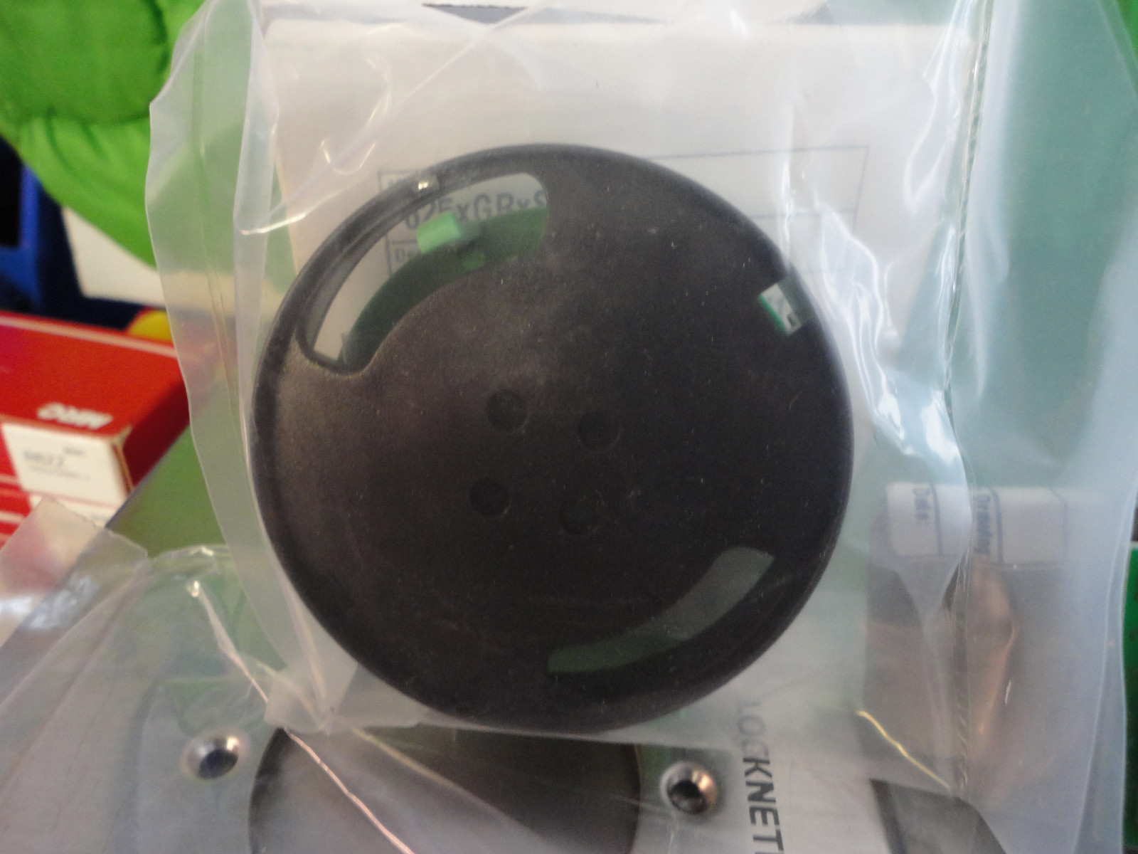 Locknetics 625GR, Green Push Button Switch, New, Free Shipping, 12-24v