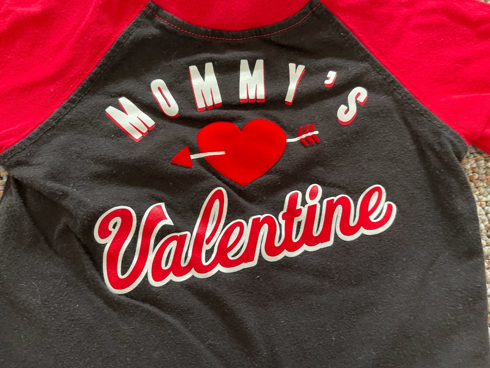 Mommy's Valentine Boys Top 12M