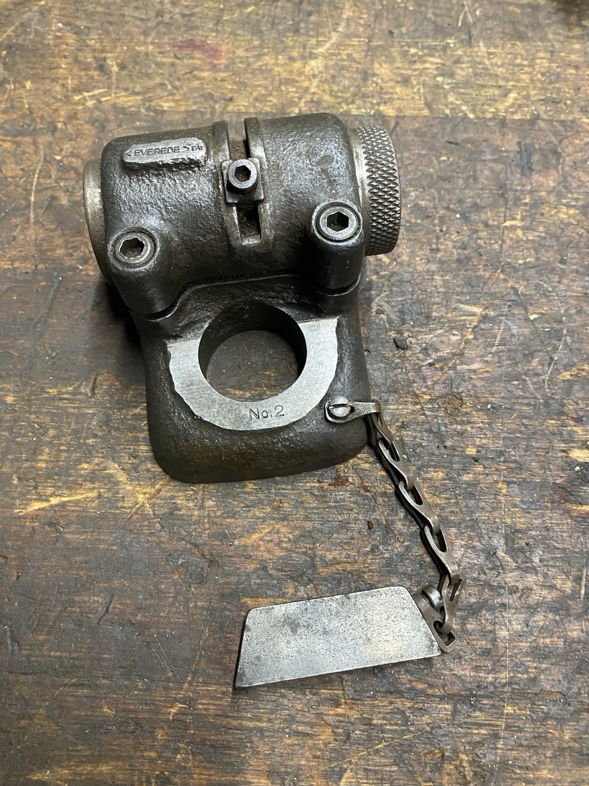 Everede No. 2 Boring Bar Tool Holder W/Bushing for South Bend Atlas Logan
