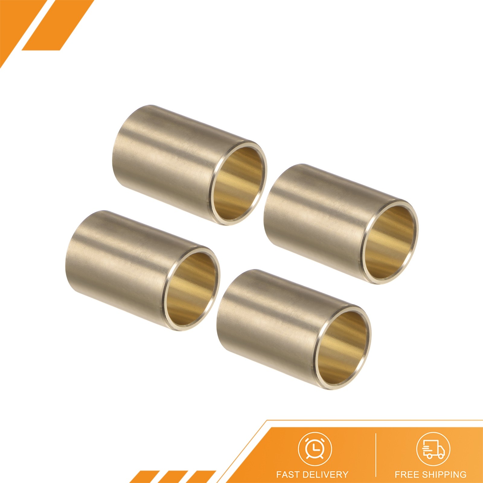 4pcs Sleeve Bearings - 5/8" x 3/4" x 1-1/8" Wrapped Oilless Bushings Cast Brass