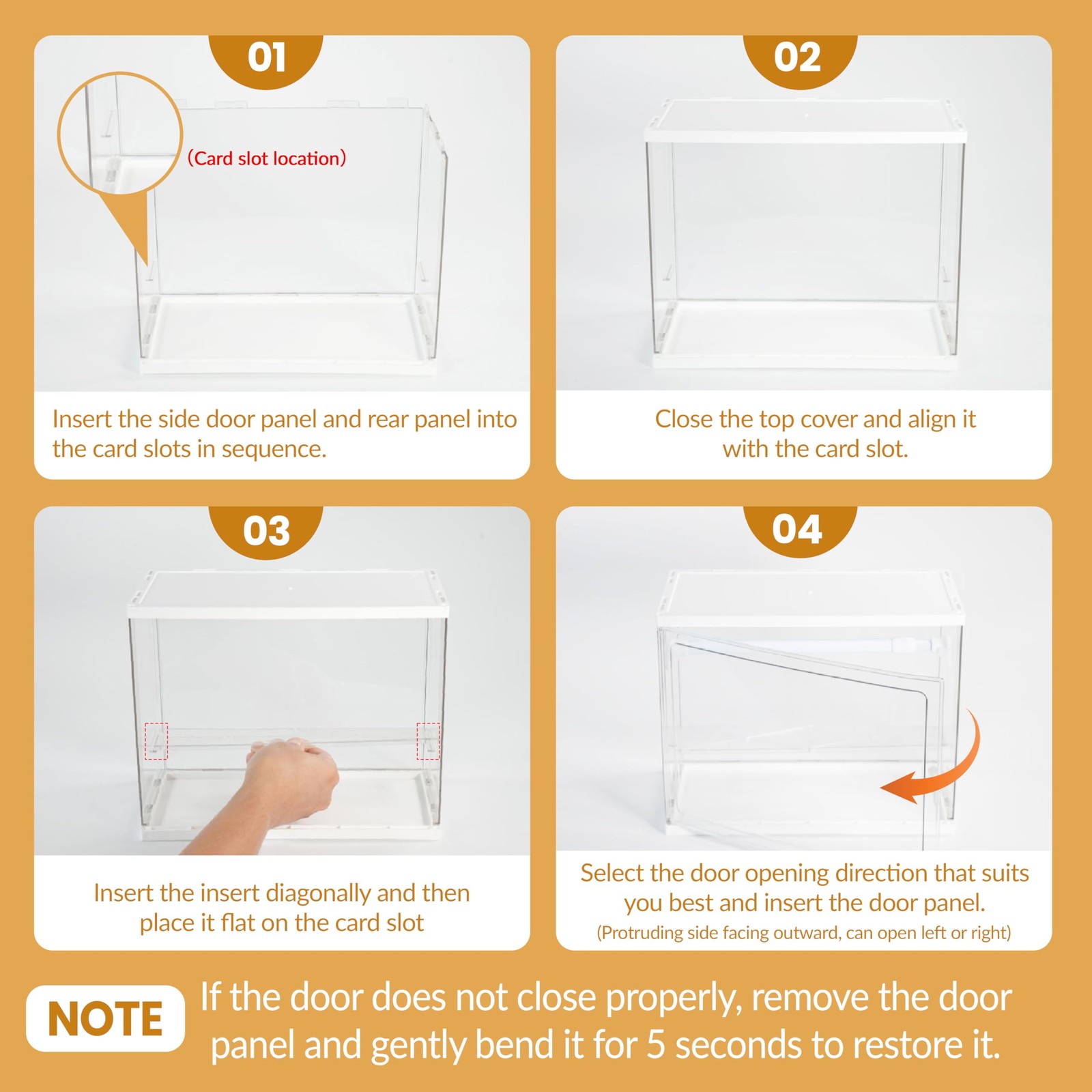 Clear Display Case Compatible with Labubu 15/17cm Doll Clothes & Transparent