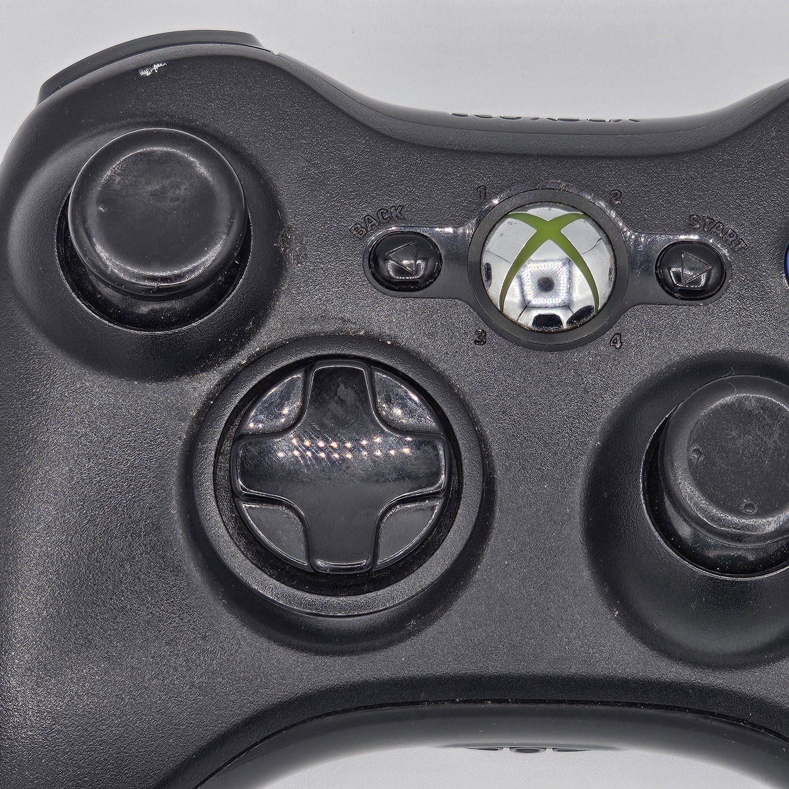 Microsoft Xbox 360 Black Wireless Controller OEM Genuine Fully Tested