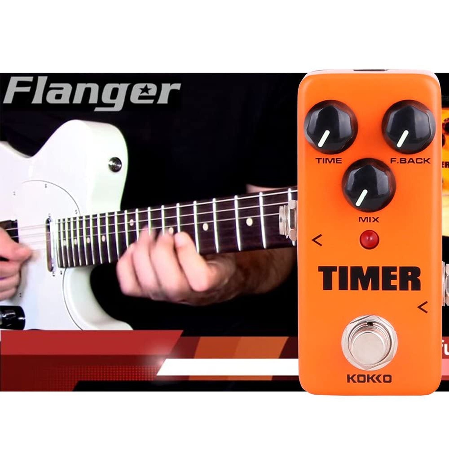 Guitar Mini Effects Pedal Timer - Digital Delay Effect Sound Processor Portab...