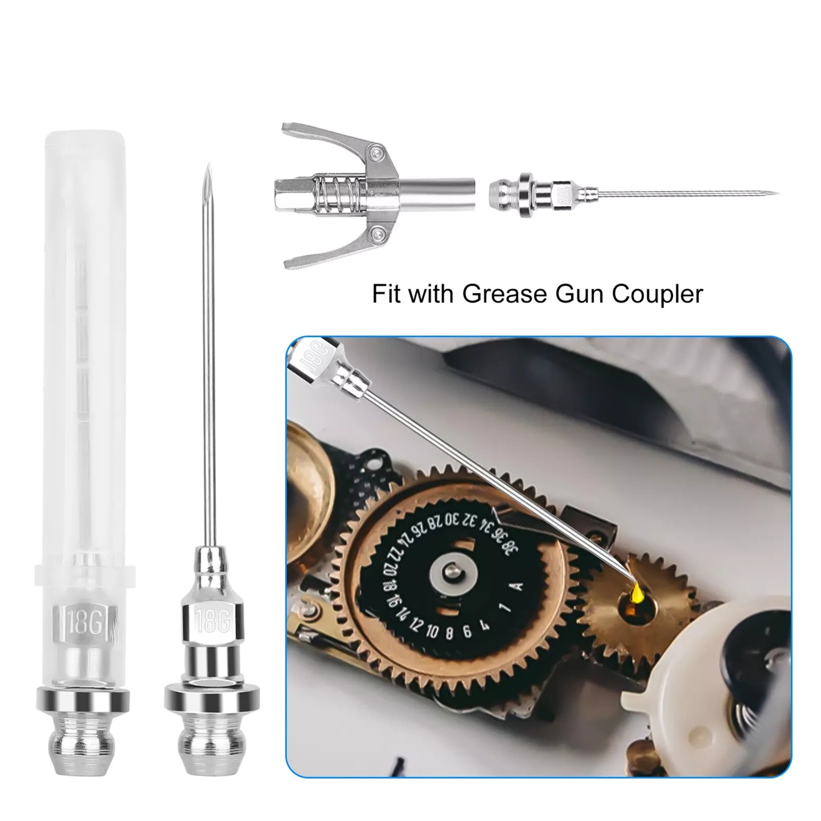 1 Set Grease Nozzle Adapter Grease Gun-Accessory 90 Degree Coupler Adapter Tool