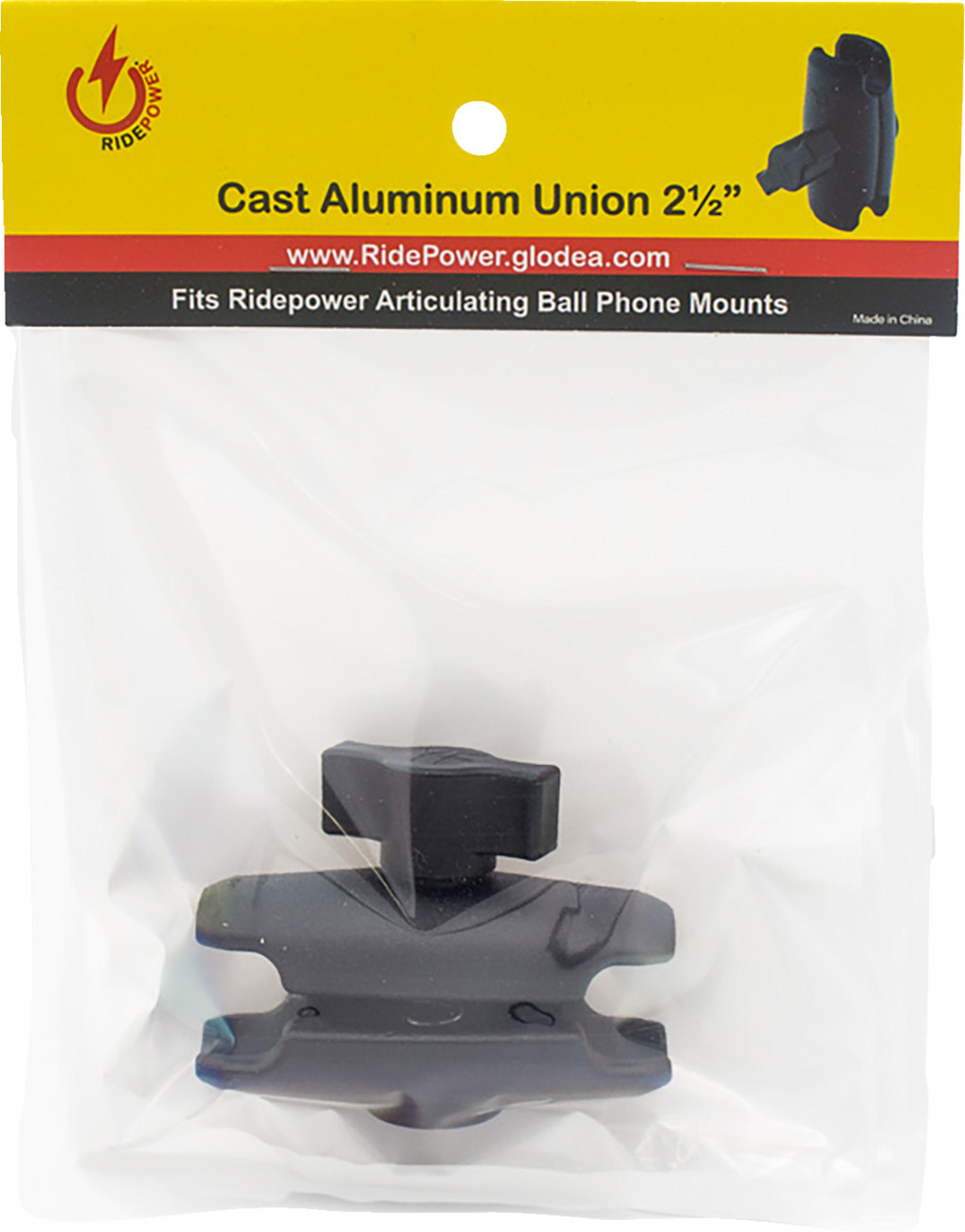 RidePower RPALUNION Aluminum Ball Mount for Vehicle Phone Mounts