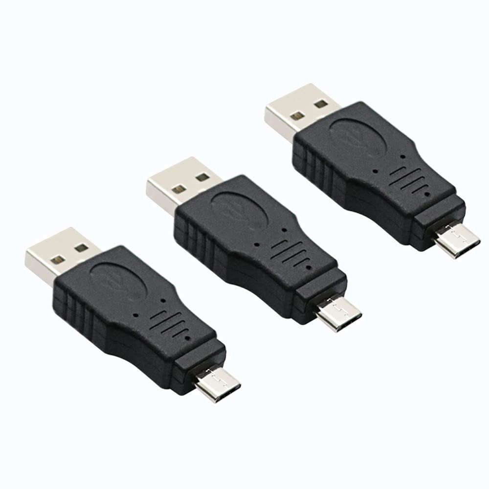 rgzhihuifz USB 2.0 Adapter A Male to Micro Black 33.22*17.7*8.5MM,