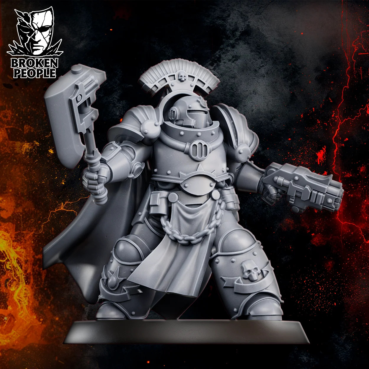 Heavy Princeps Justiciar - Resin Tabletop Miniature