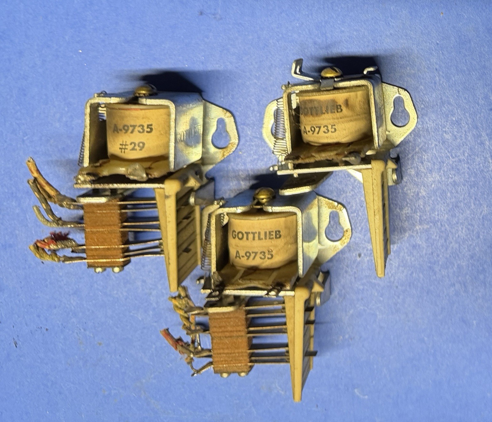 Gottlieb Pinball Relay With a-9735 #29 Coil