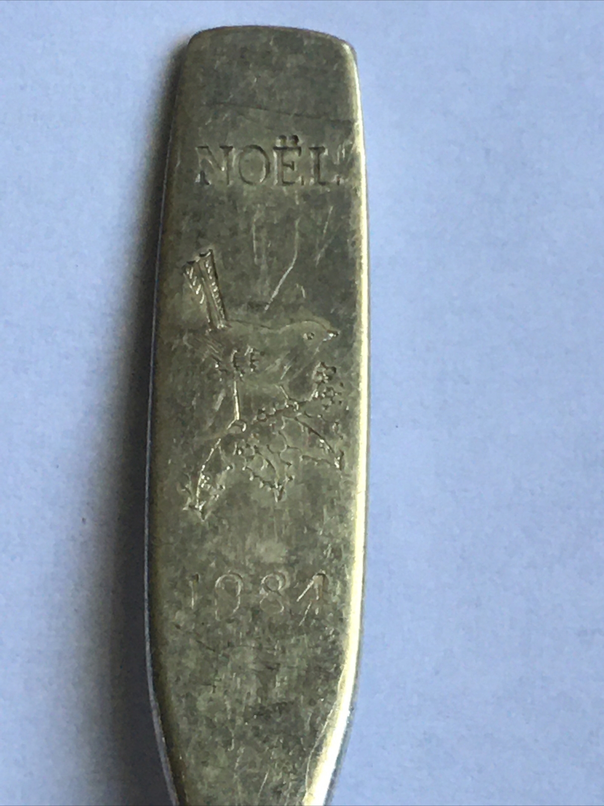 Vintage Souvenir Spoon US Collectible Noel 1984