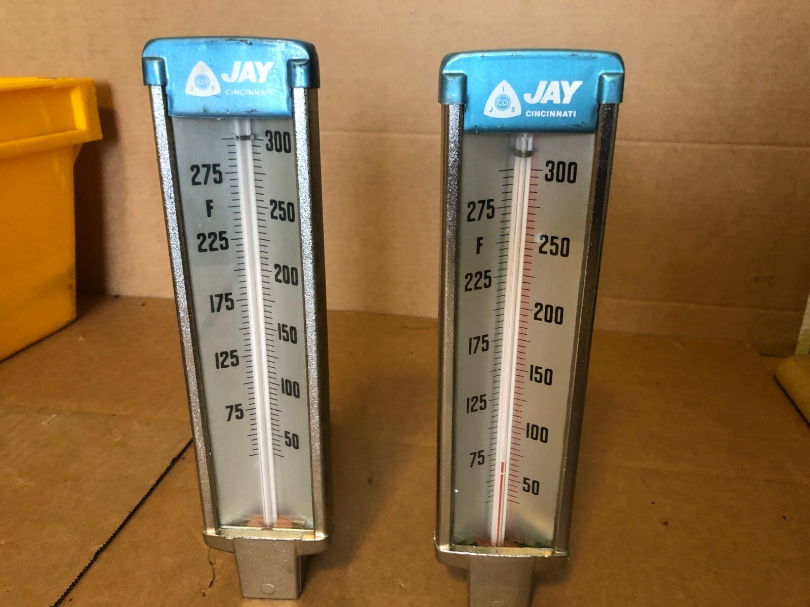 Jay, Industrial Thermometer, Range 50-300 Deg F