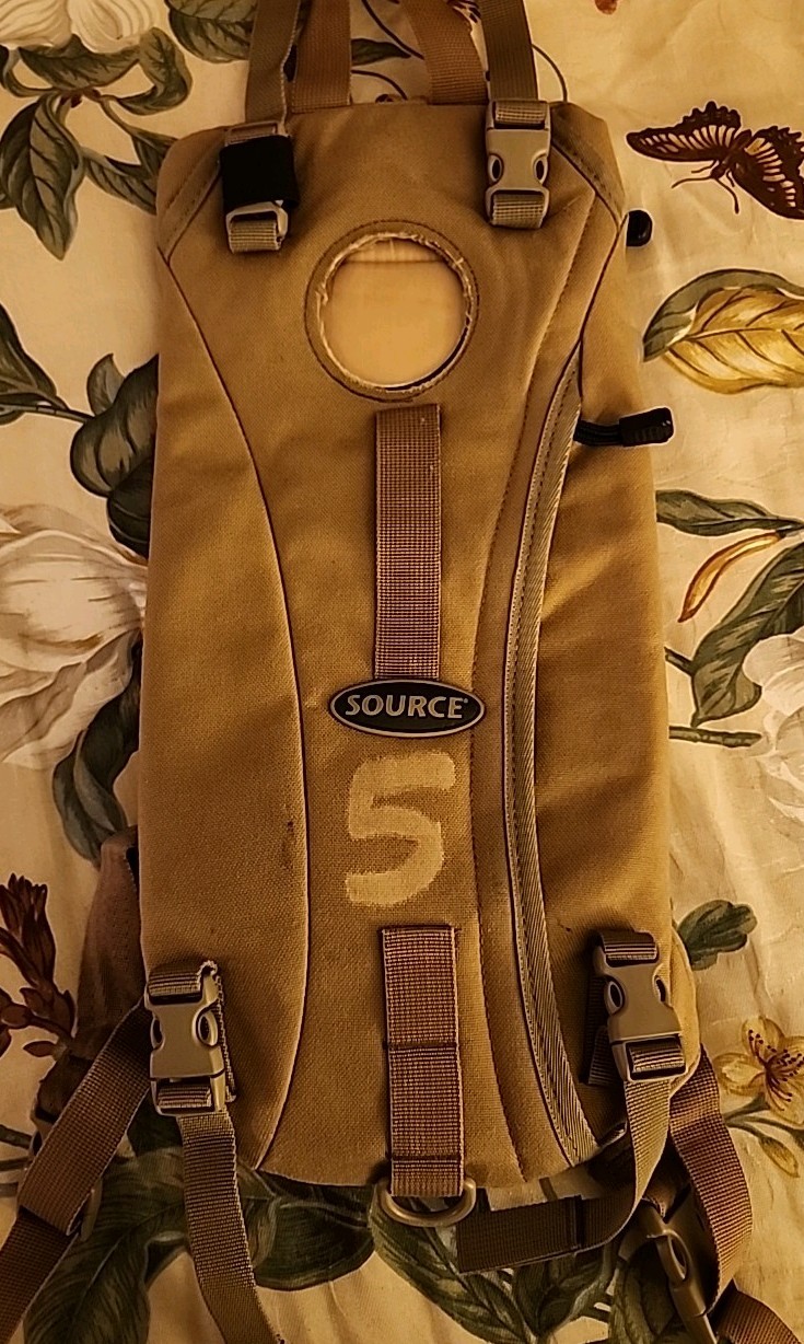 Source Hydration Carrier, Coyote Brown, Fits 100 Oz/ 3L Bladder