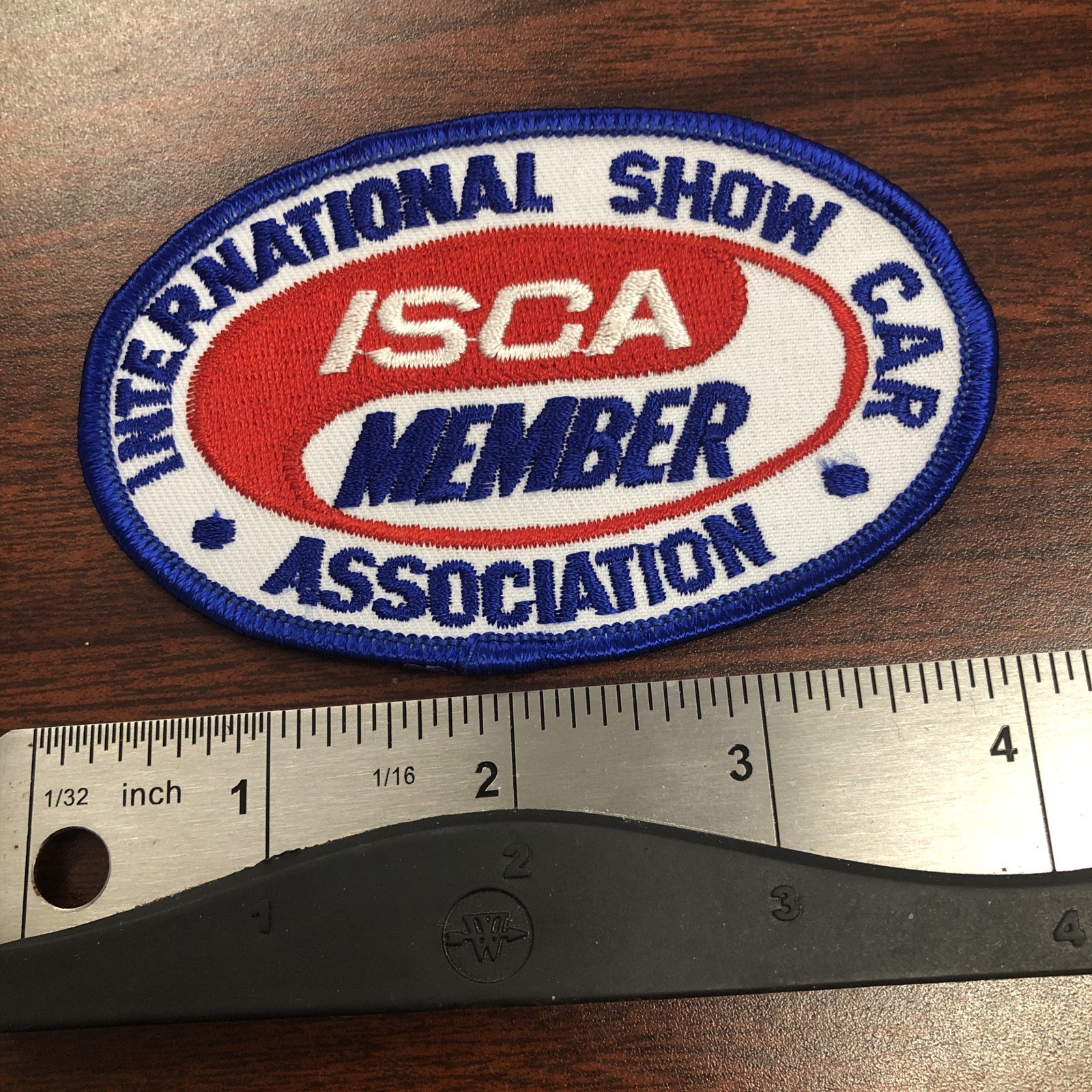 Vintage ISCA International Show Car Association Member Patch New Free Shipping