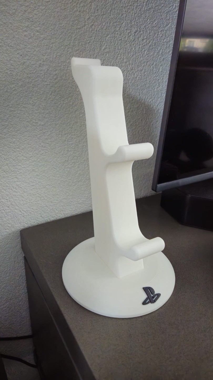 PlayStation Black White Controller Headset Stand for PS5 Mount