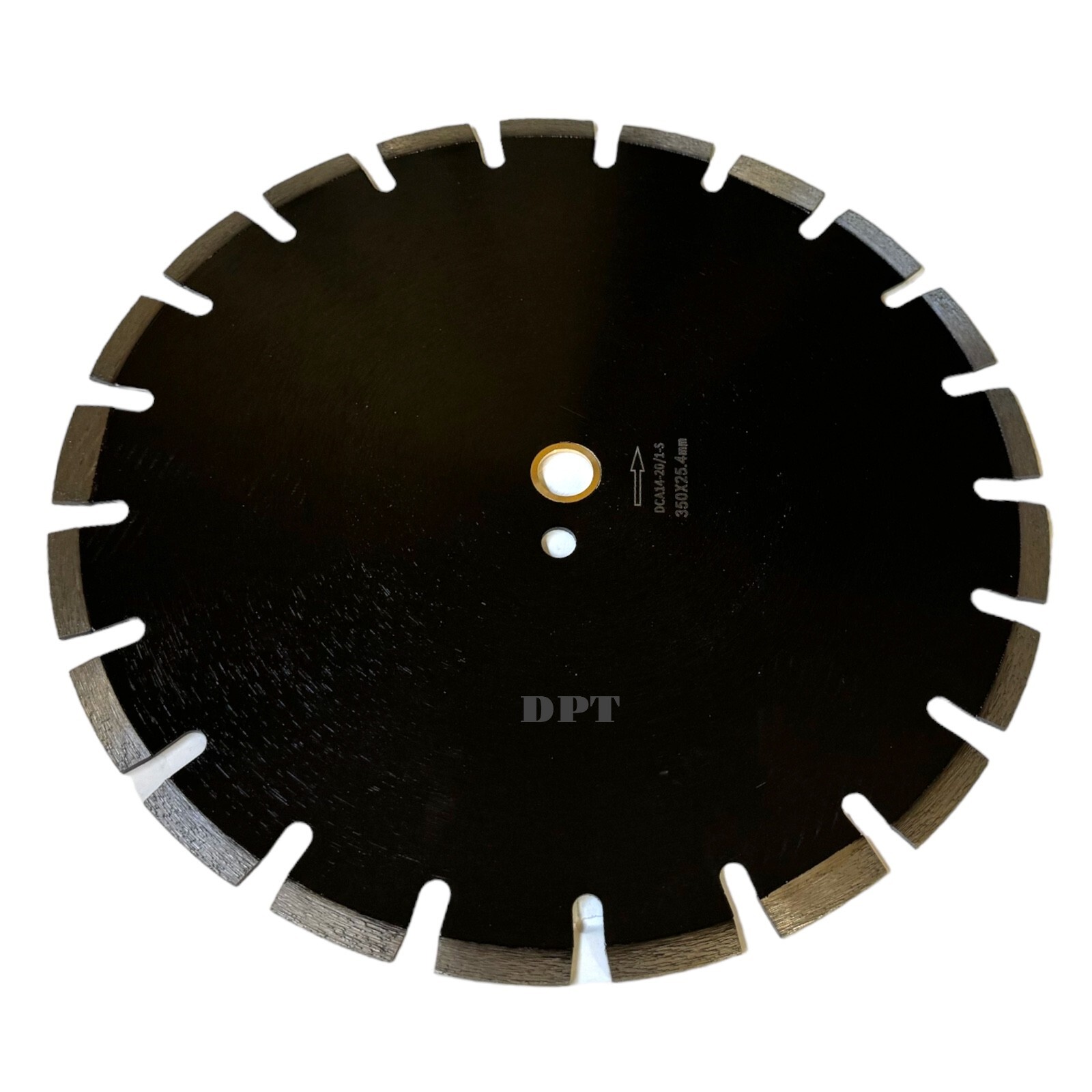 14" DiamondAsphalt Saw Blade Cut Asphalt Green Concrete  1" Arbor Laser Welded
