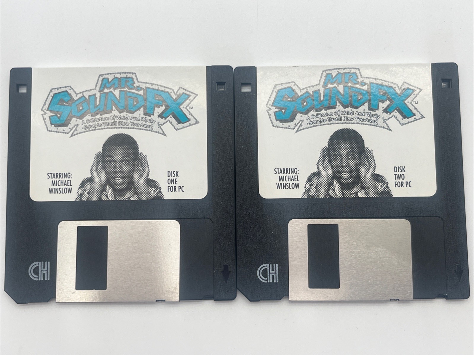 Rare Vintage Michael Winslow Mr.Sound FX Pc Discette/Floppy Disks
