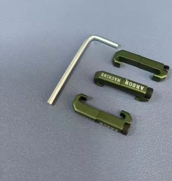 GREEN COLOR ARSON MACHINE Adjustable wire guide Set of 3 w/ Allen Key