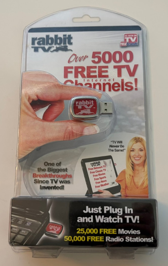 Rabbit TV As Seen On TV: Over 5000 Free TV Internet Channels