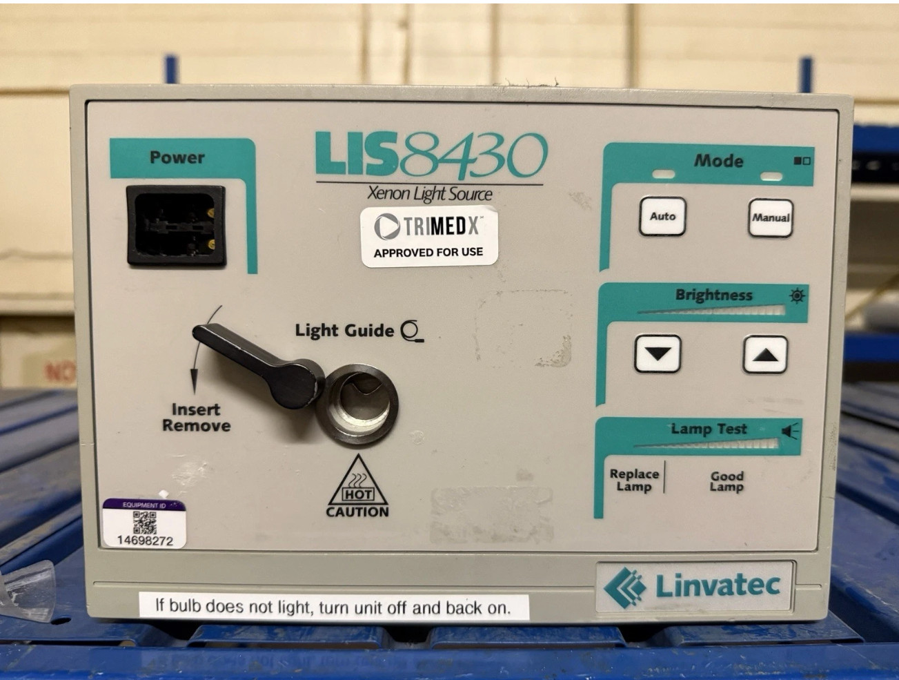 Linvatec Concept LIS8430 Xenon Light Source.