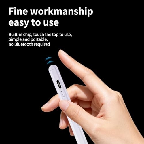 Stylus Pen, Active Stylus Pen Compatible for iOS and Android Purple