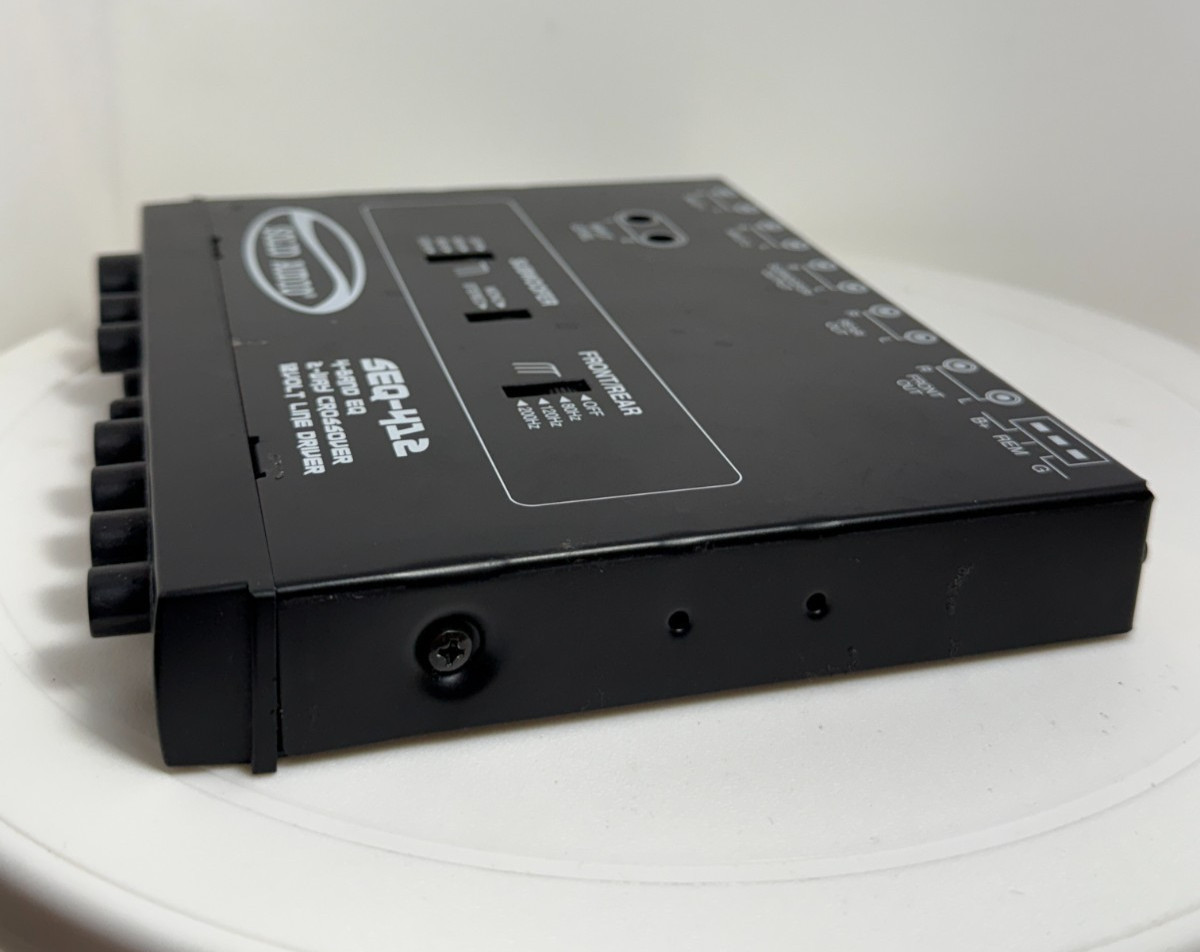 Solid Audio SEQ-412 4-Band EQ 2-Way Crossover 12V Line Driver