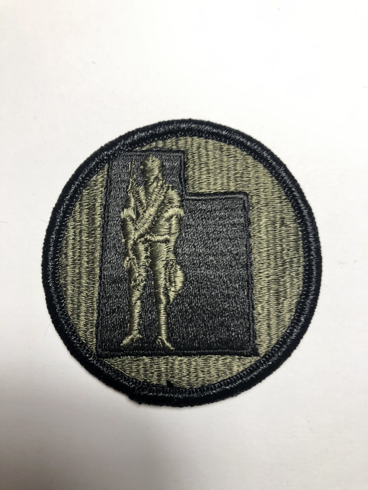 Utah National Guard Subdued U.S. Army Shoulder Patch Insignia