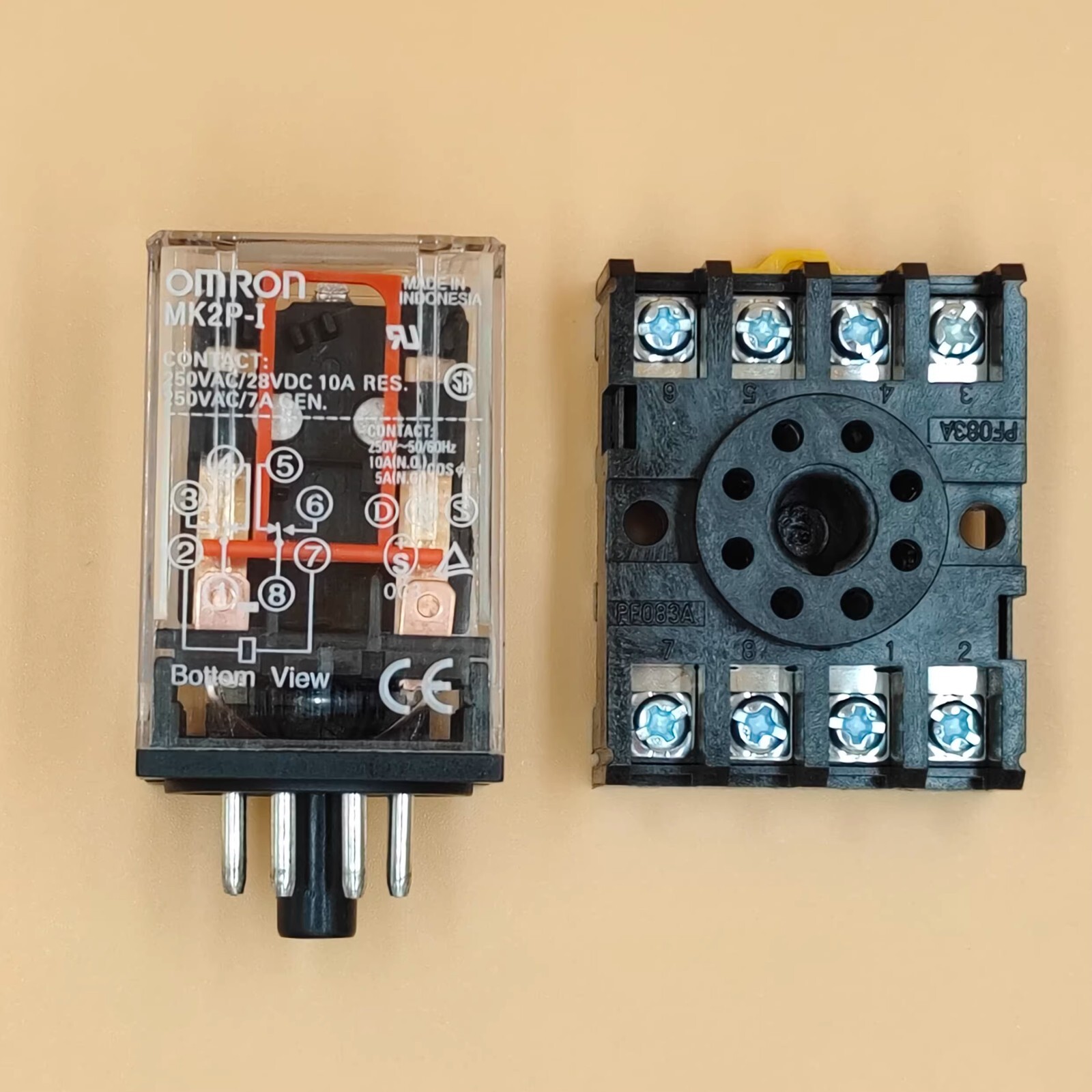 New Omron MK2P-I Relay MK2PI AC 220V 8 Pin Free Shipping 1PCS #DC