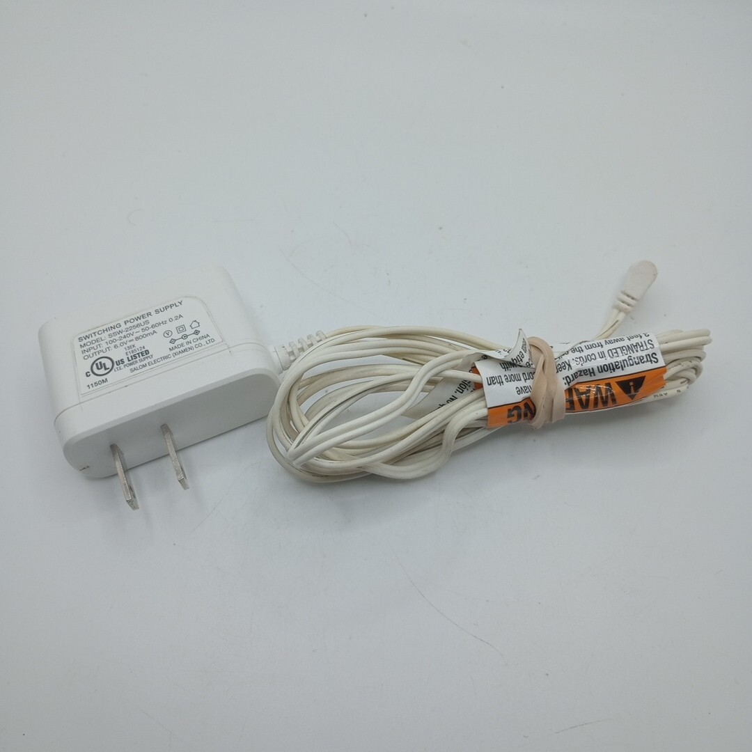 #I)SWITCHING POWER SUPPLY MODEL SSW-2256US for SUMMER INFANT CHARGER - 6V -WHITE