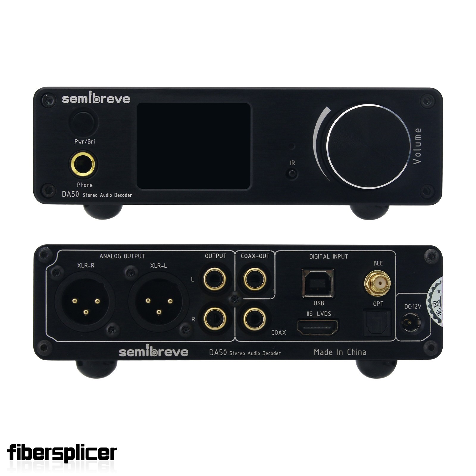 DA50 Stereo Audio Decoder Headphone Amp w/ AK4499EX & USB Interface Semibreve