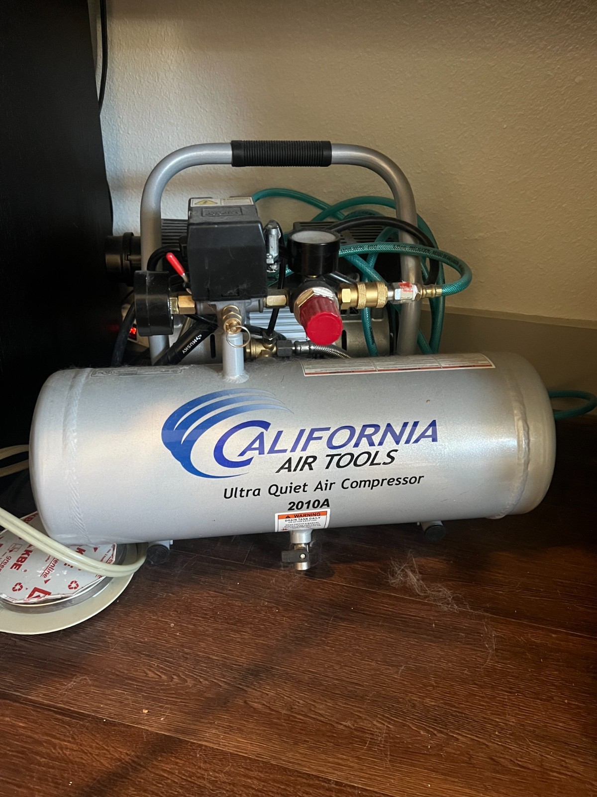 California Dental Air Compressor Full Set - Practice Dental Bench Test from Home