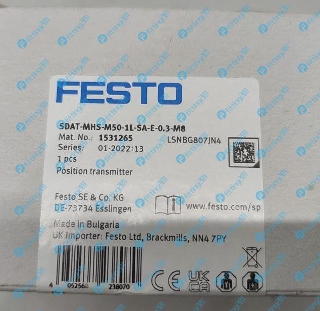 1PCS New Festo SDAT-MHS-M50-1L-SA-E-0.3-M8 1531265 position transmitter