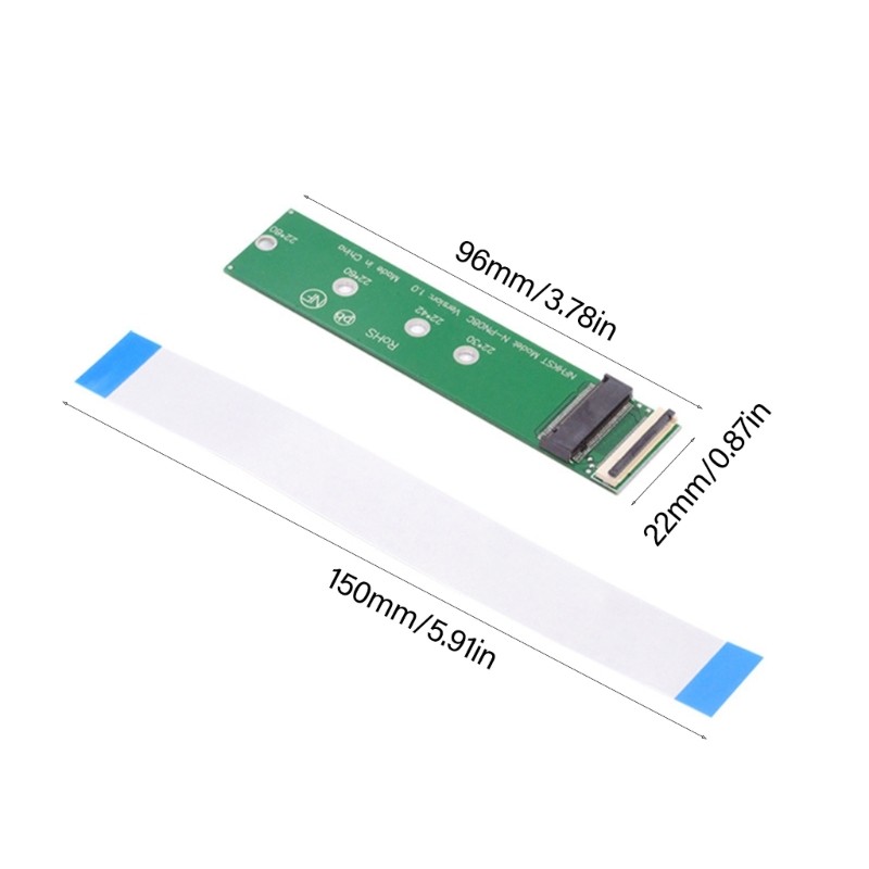 Flexible M.2 A+E Key to NVME SSDs Adapter Cable for Easy Installation