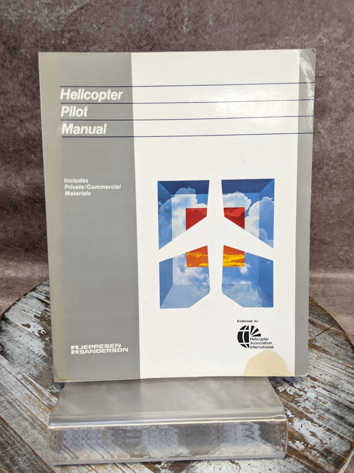 Jeppesen Sanderson Helicopter Pilot Manual Private/Commercial 1990 Softcover