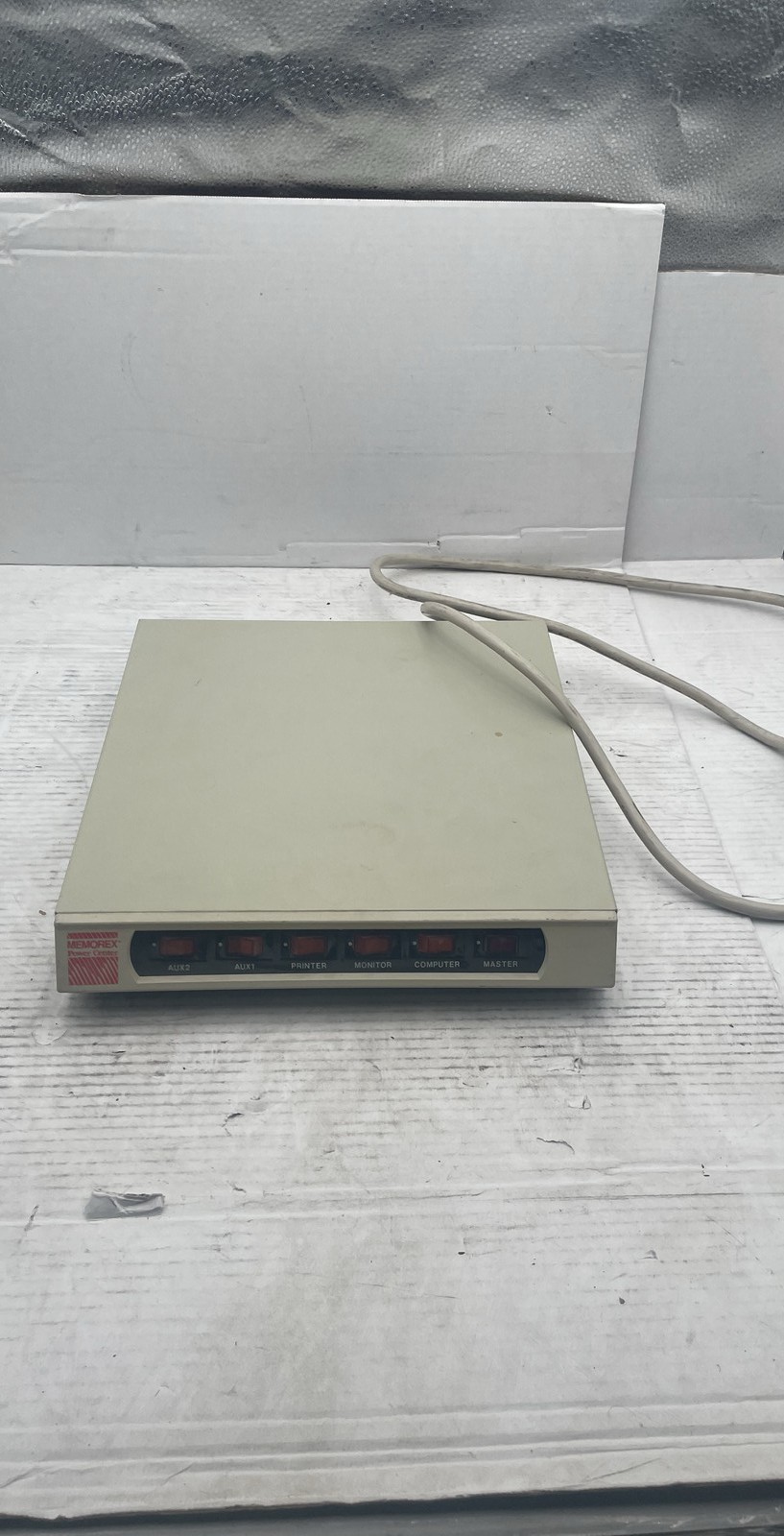 Memorex PC 0061 S/N 318447 Power Center Outlet Surge Protection Vintage