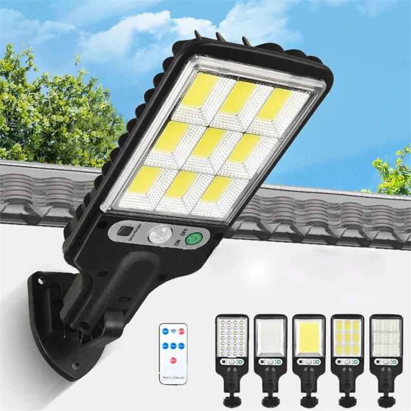 Solar Street Lights Outdoor Wireless Solar Security Wall Light Motion Sensor LED