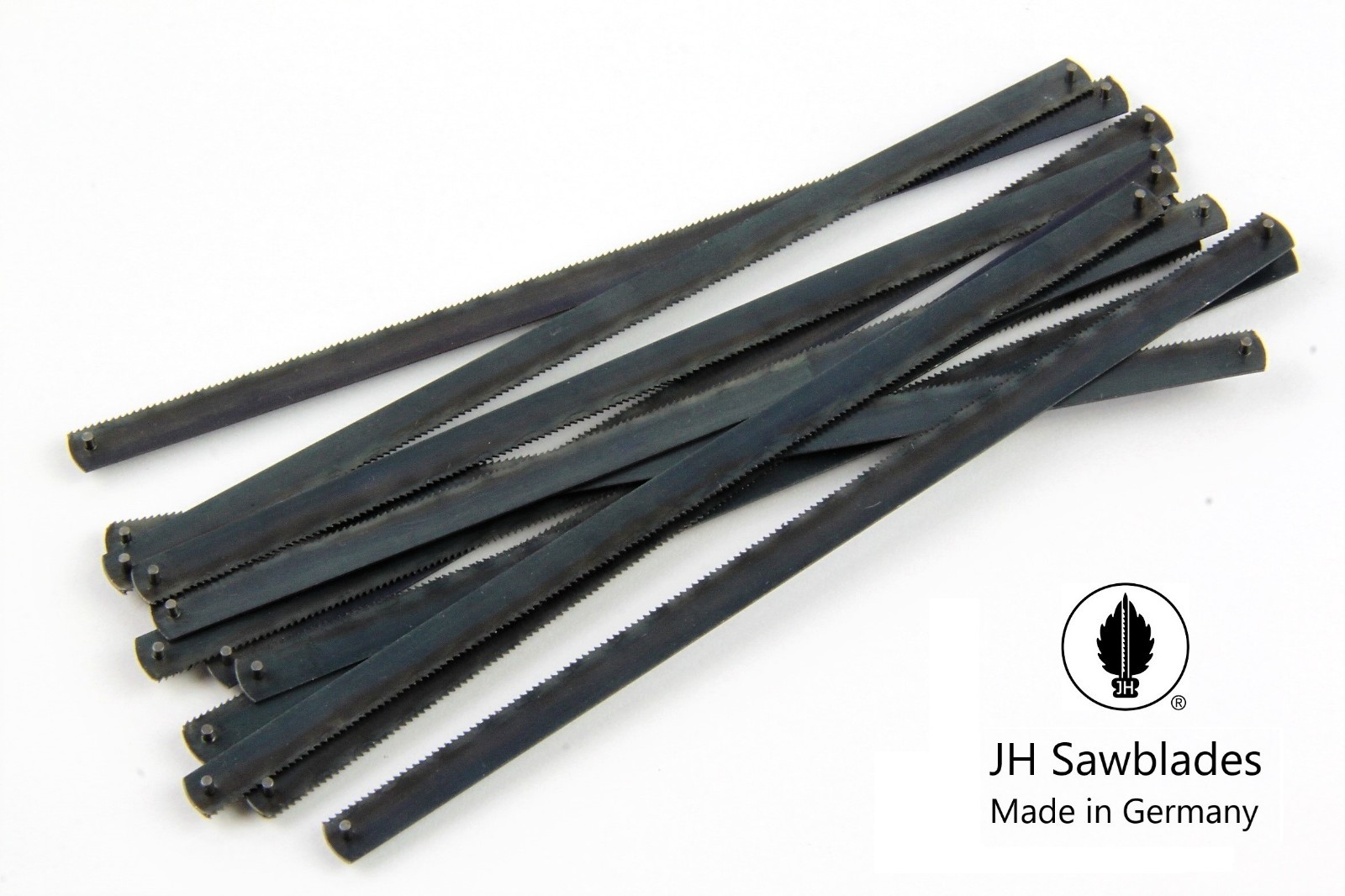 Pinned scroll saw blades metal cutting, 3"- 5” (75-135 mm) JH Made in Germany