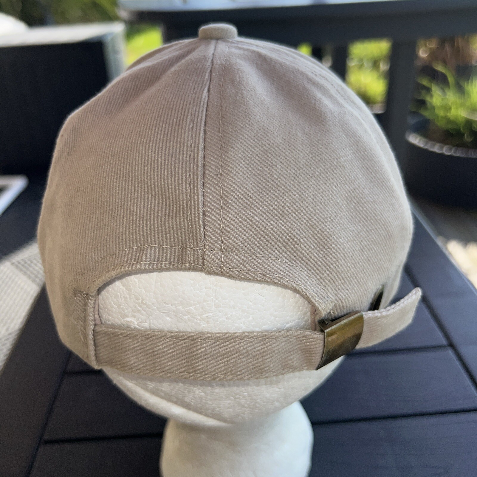 EDIKO Succest The Premium Sporting Goods Tan Hat Cap Brushed Cotton Hook Loop