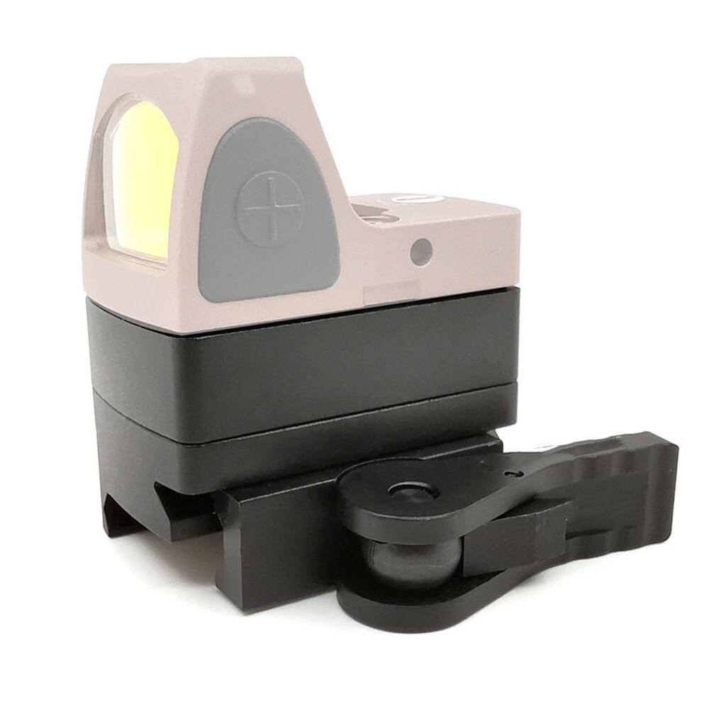 Fits For RMR Red Dot Sight Mount QD Auto Lock Riser Mount Picatinny Rail Base US
