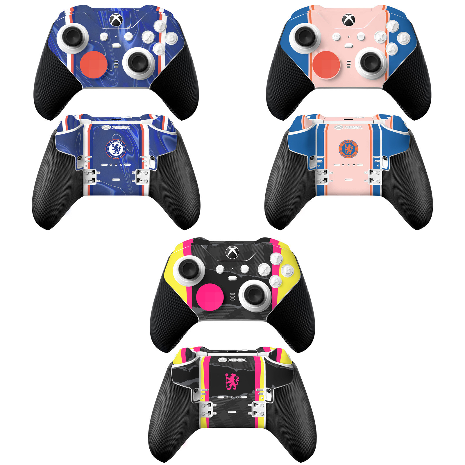 CHELSEA FOOTBALL CLUB 2024/25 KIT VINYL SKIN FOR XBOX ELITE CONTROLLER SERIES 2