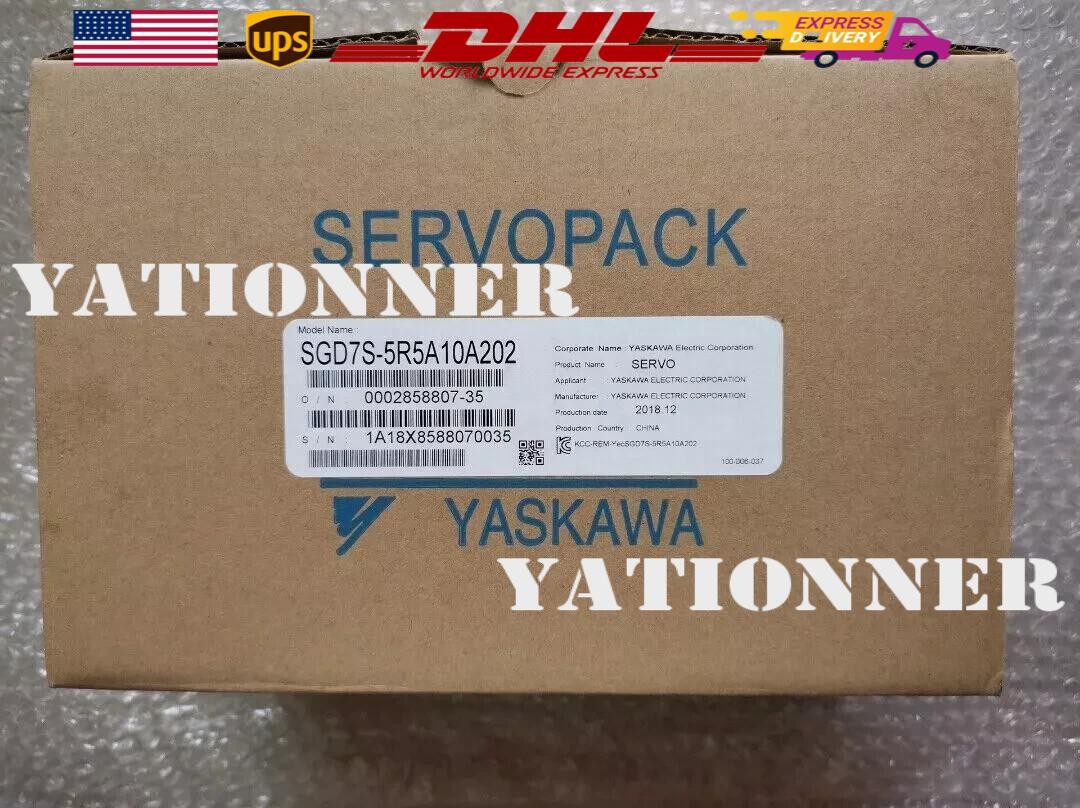 SGD7S-5R5A10A202 New Yaskawa Servo Drive New IN STOK ship by UPS