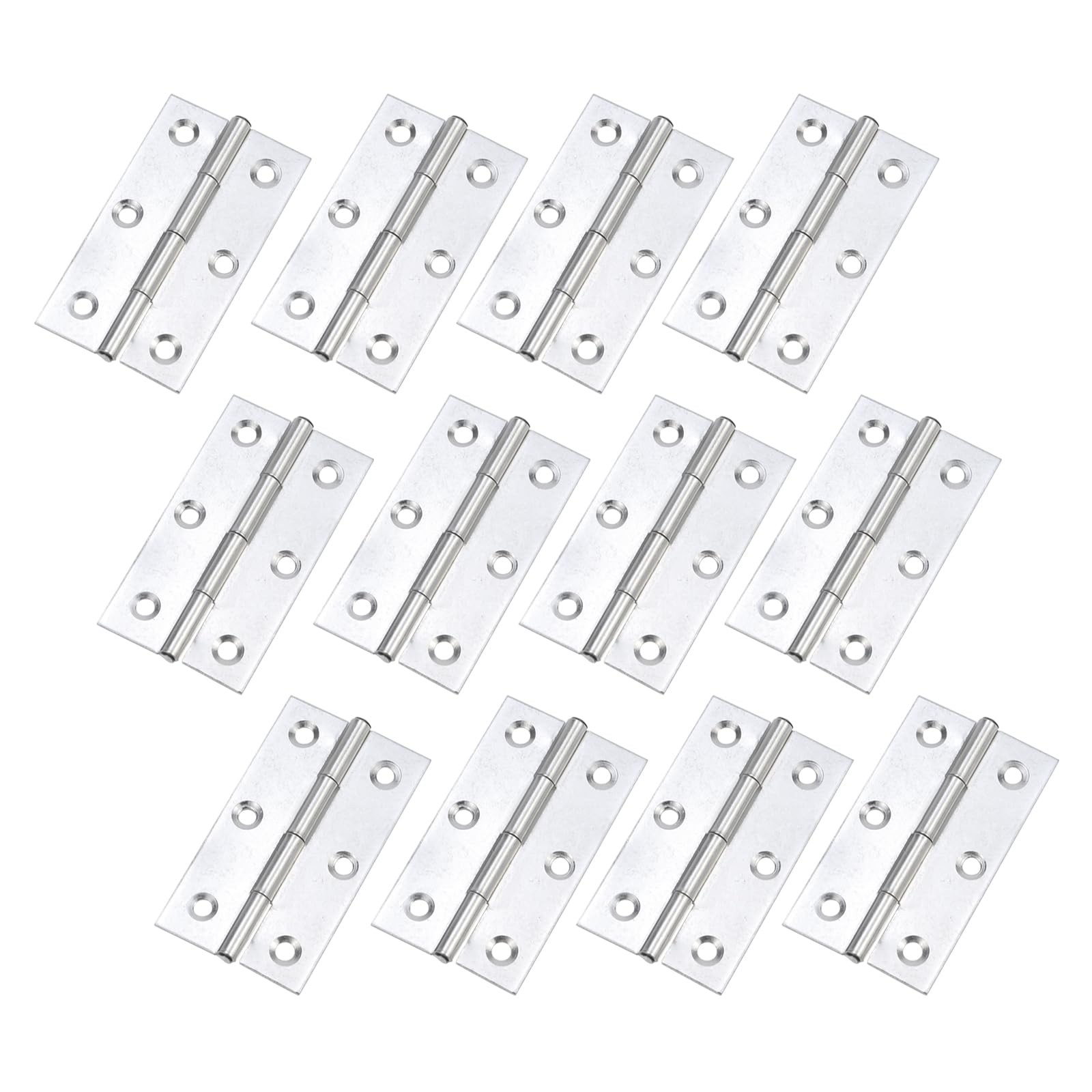 Hinges Dwinging Door Hinge Silver Stainless Steel 3 Inch Hinge Pack of 12 Tool