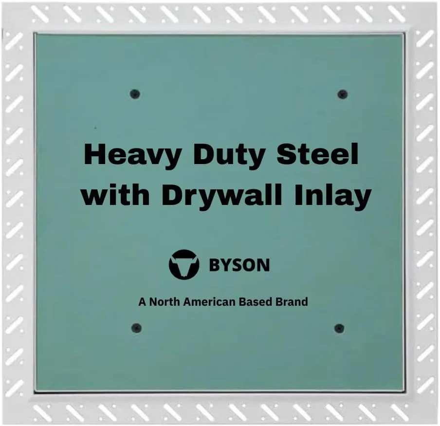 Byson 20x20 Drywall Access Panel Mud-In Flange Steel Frame Push Lock Door.