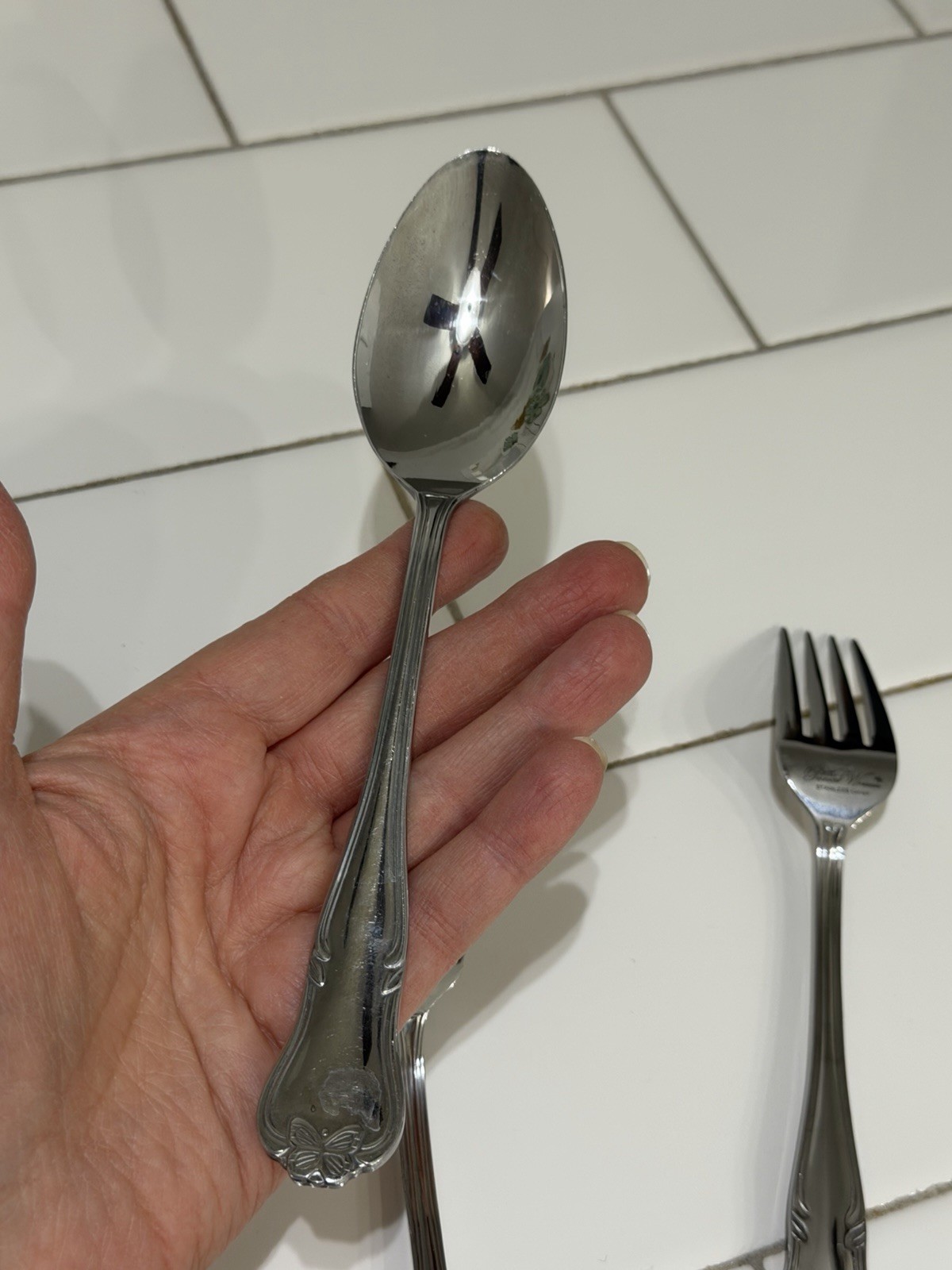 The Pioneer Woman Alex Marie Butterfly Stainless Flatware Replacement Set Of 4