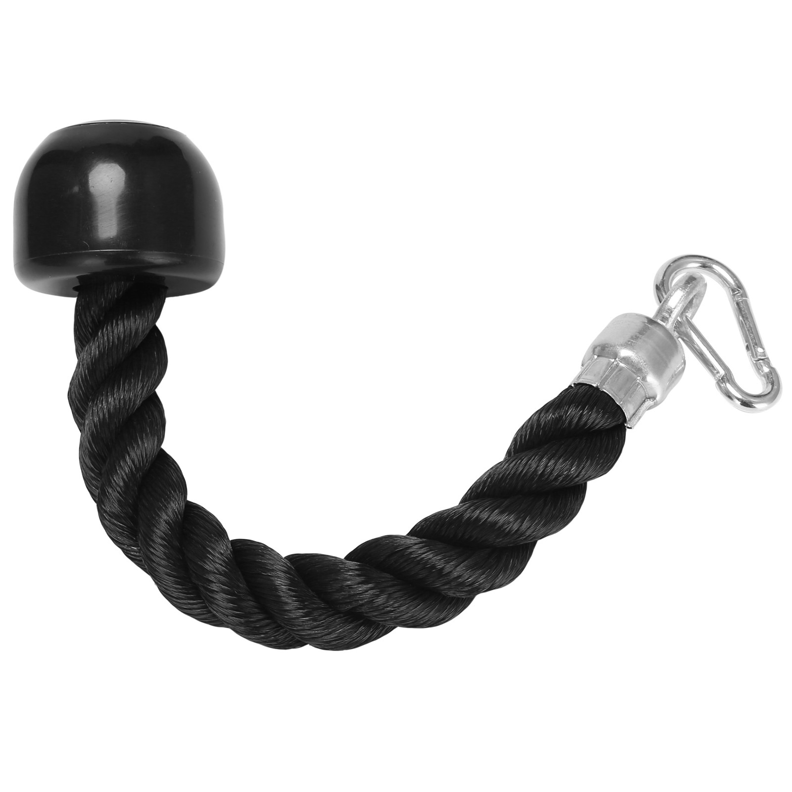 Heavy Duty Tricep Pull Down Single Rope with Snap Hook, Fitness Attachment7975