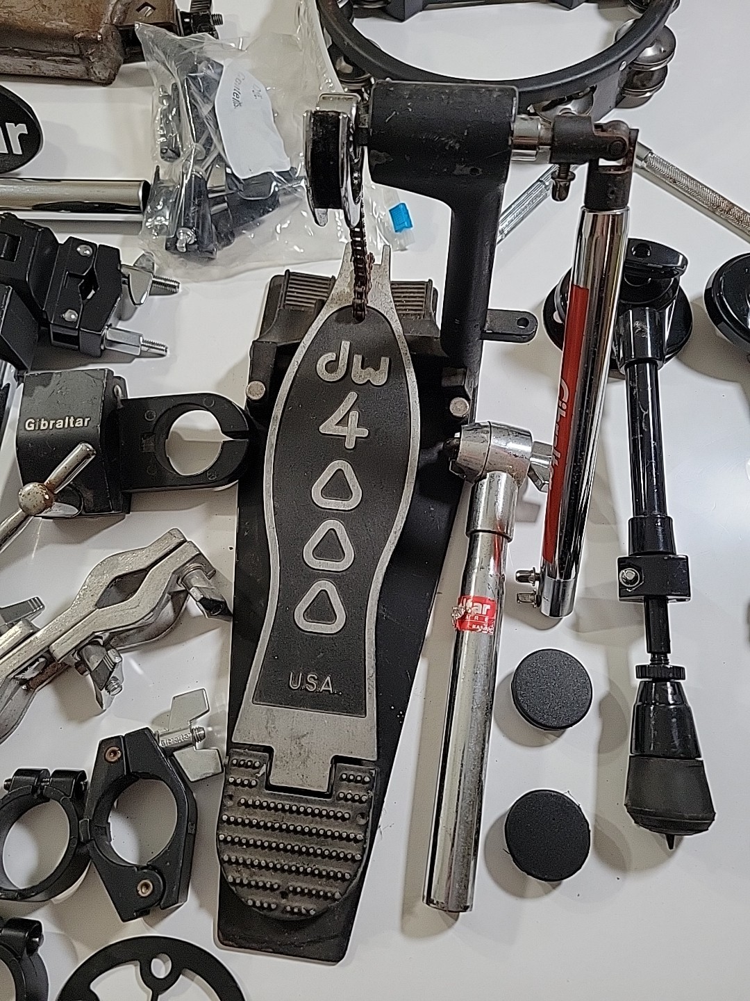 Gibraltar Drum Rack Set Parts Clamps Pedal Tambourine Salsa Percussion And More!