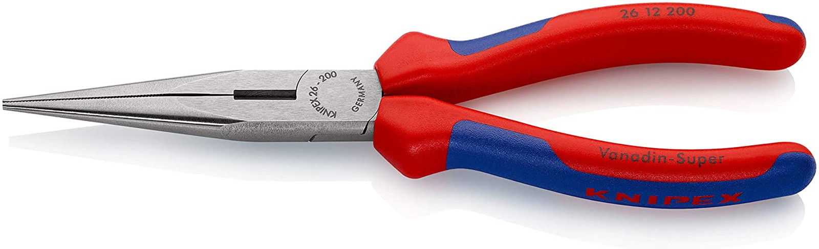 Long Nose Tools Pliers with Cutter, Multi-Component (2612200), Multi-Colour, 8"