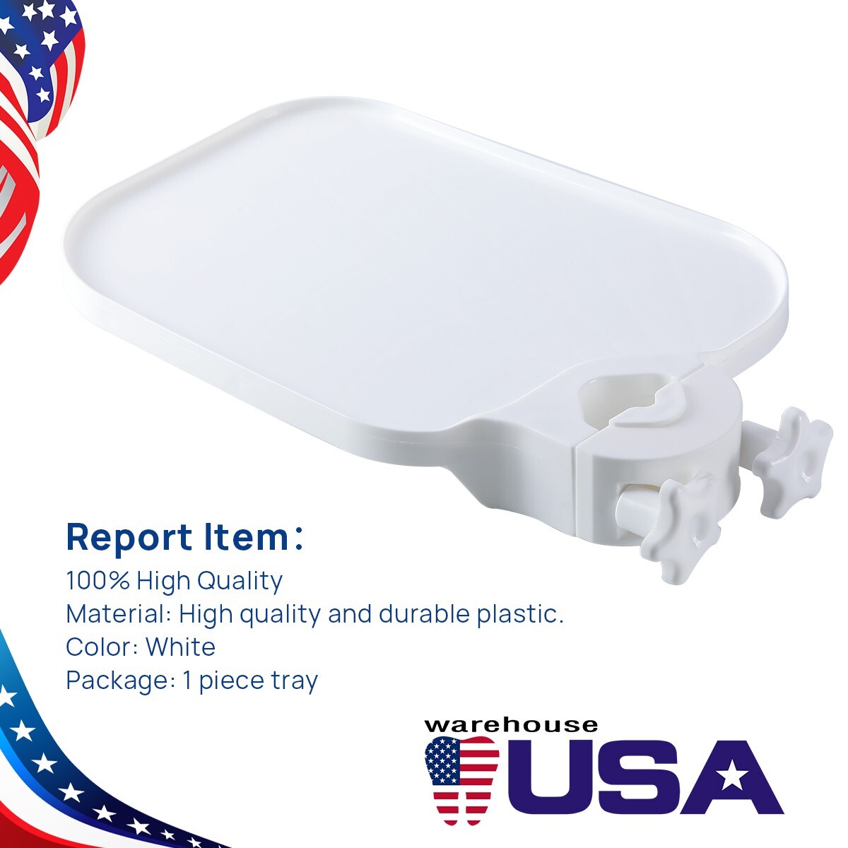 AZDENT Dental Universal Plastic Tray Table Chair Accessories For Dental Chair