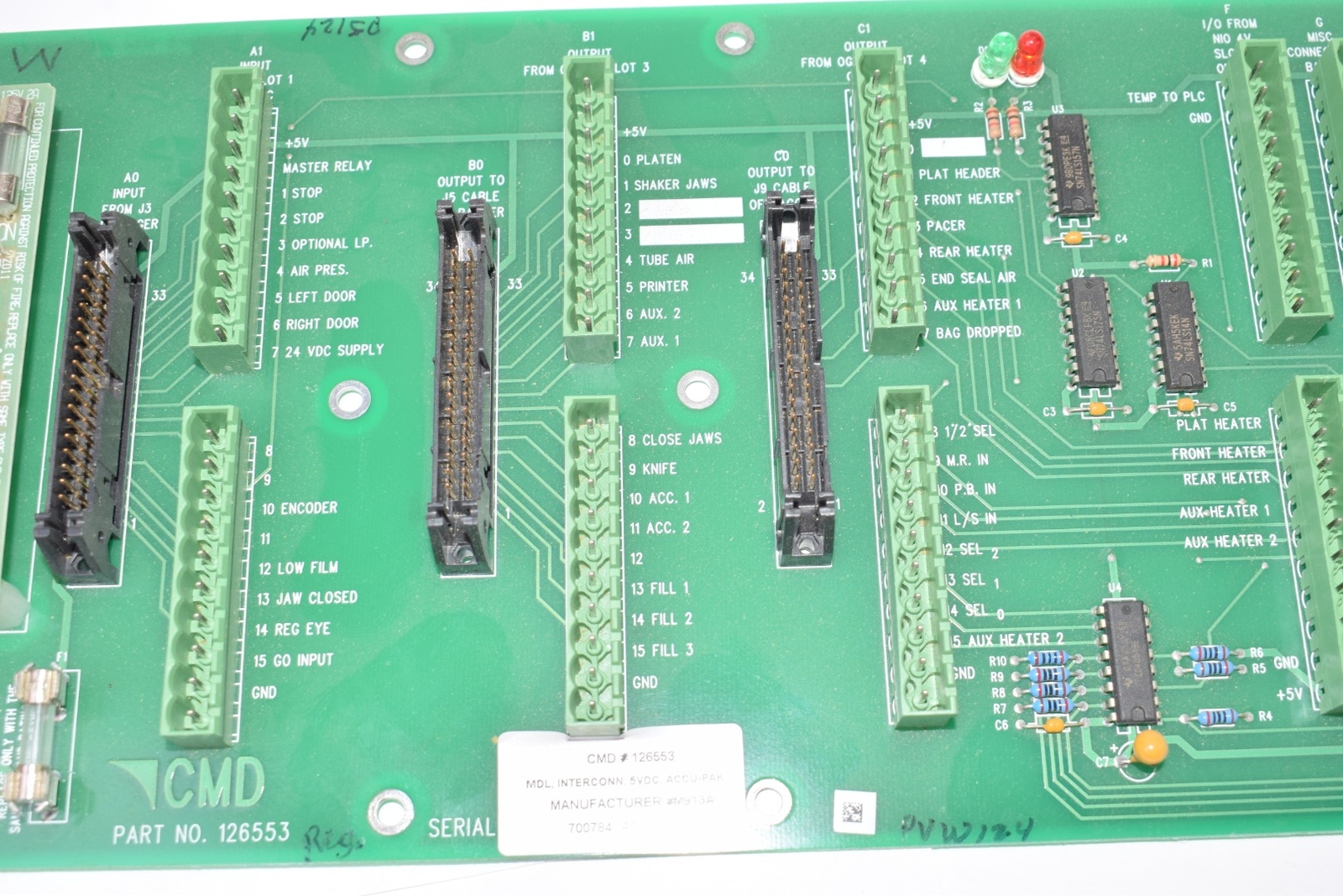 CMD 126553 Control Board, Circuit Board, PCB Board