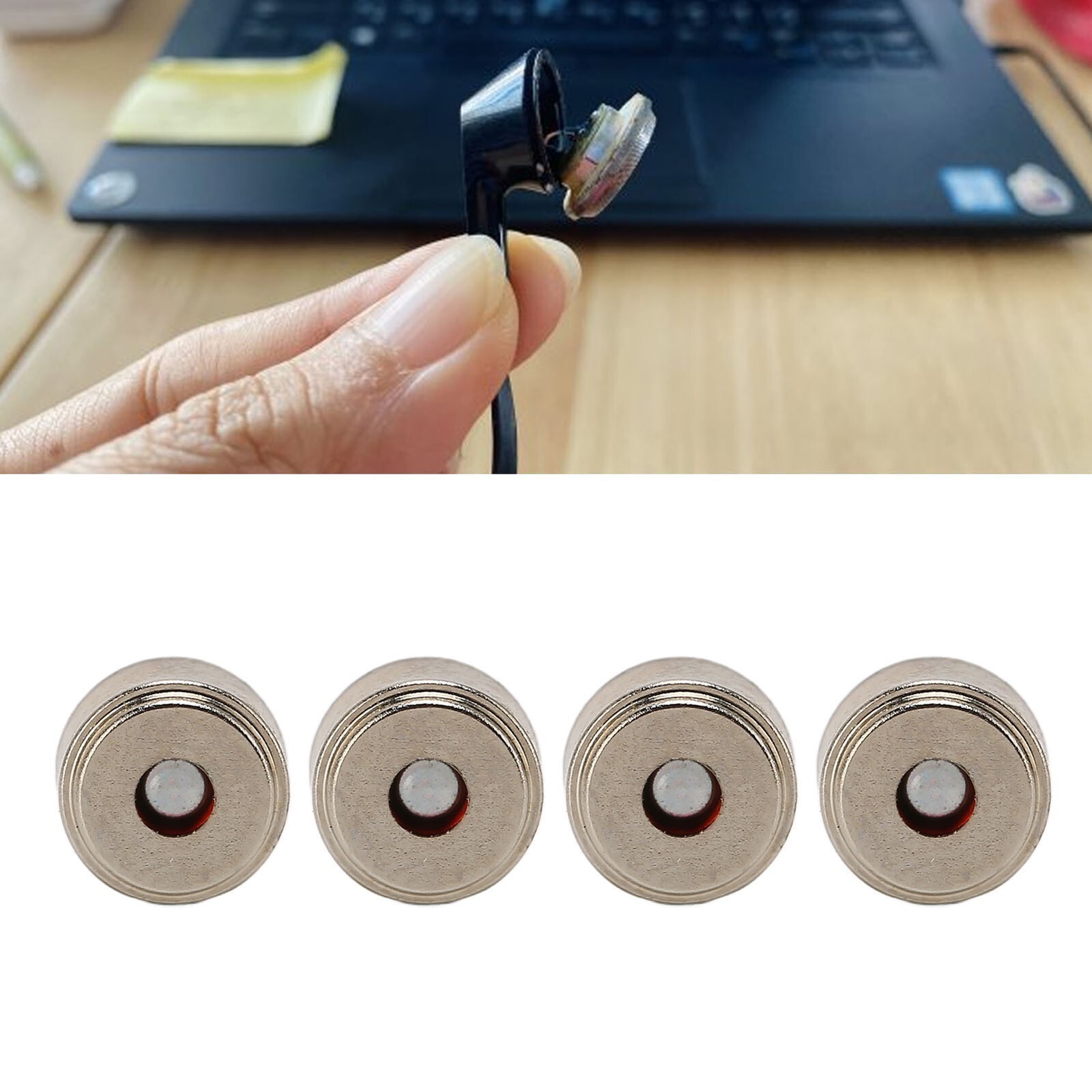 4Pcs 6mm Headphone Speaker Driver Replacement Headphones DIY Accessories