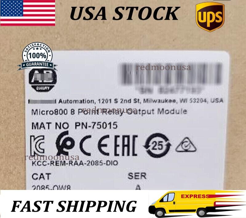 2085-OW8 Newest Factory Sealed 2085OW8 Micro800 8 Point Relay Output Module PLC