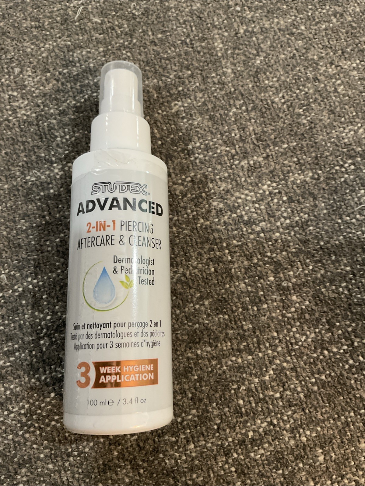 Advanced 2-in-1 Piercing Aftercare & Cleanser Spray 3.4 Oz